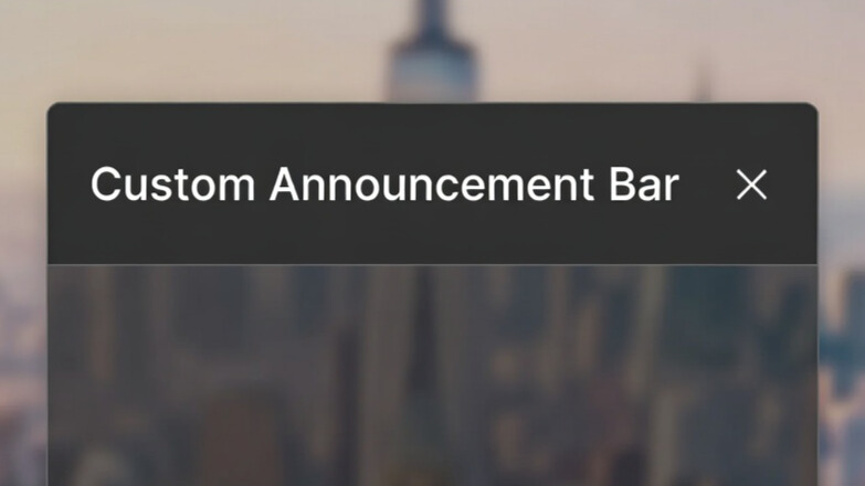easenotify.com's custom annoucement bar for websites (Shopify Woocommerce, webflow, framer)